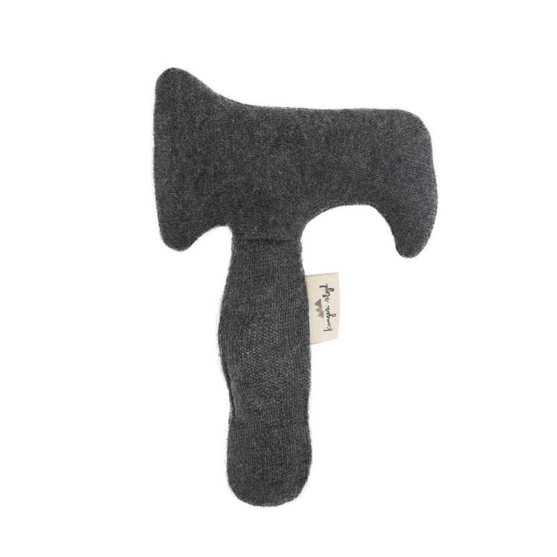 Konges Slojd | Activity Hand Hammer Rattle - Dark Grey-Scandikid