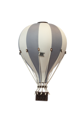 Super Balloon | Dark Grey & Cream - Small | Decorative Hot Air Balloon-Scandikid