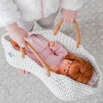 Astrup | Knitted Doll Basket and Bedding Set-Scandikid