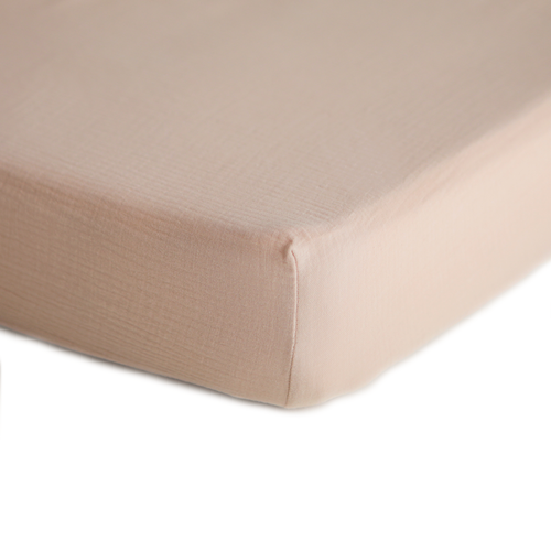Mushie | Cot Sheet Blush-Scandikid