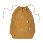 Fabelab | Christmas Sack - Nostalgia Embroidery - Ochre-Scandikid