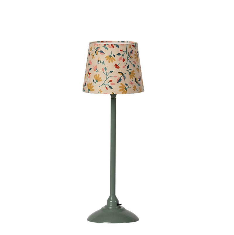 Maileg | Miniature Floor Lamp Dark Mint-Scandikid