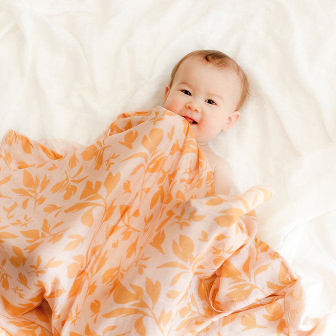 Fox & Fallow | Ficus Organic Muslin Wrap Swaddle-Scandikid