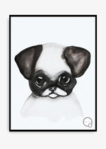 Kreativitum Poster | Pug (30x40cm)-Scandikid