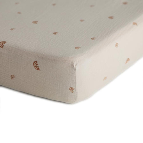 Mushie | Cot Sheet Rainbow-Scandikid