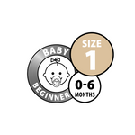 BIBS Denmark | 2 PACK Ivory - Size 1-Scandikid