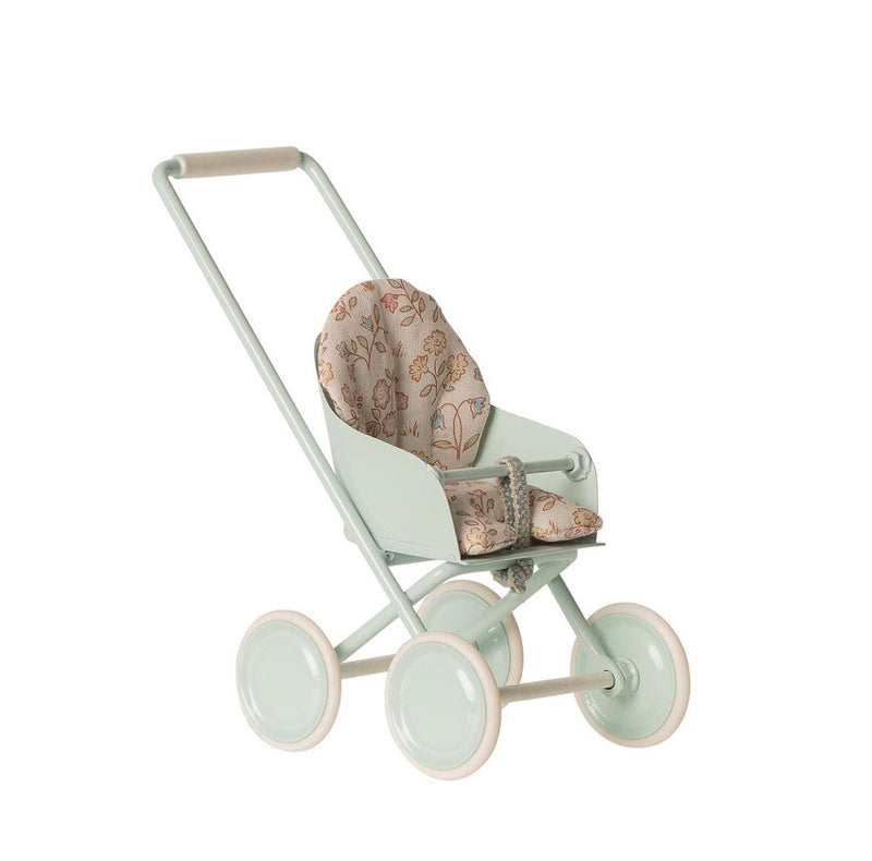 Maileg | Stroller Micro Sky Blue-Scandikid